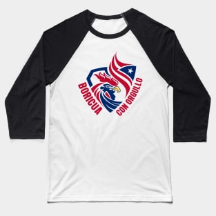 Boricua con orgullo 3 Baseball T-Shirt